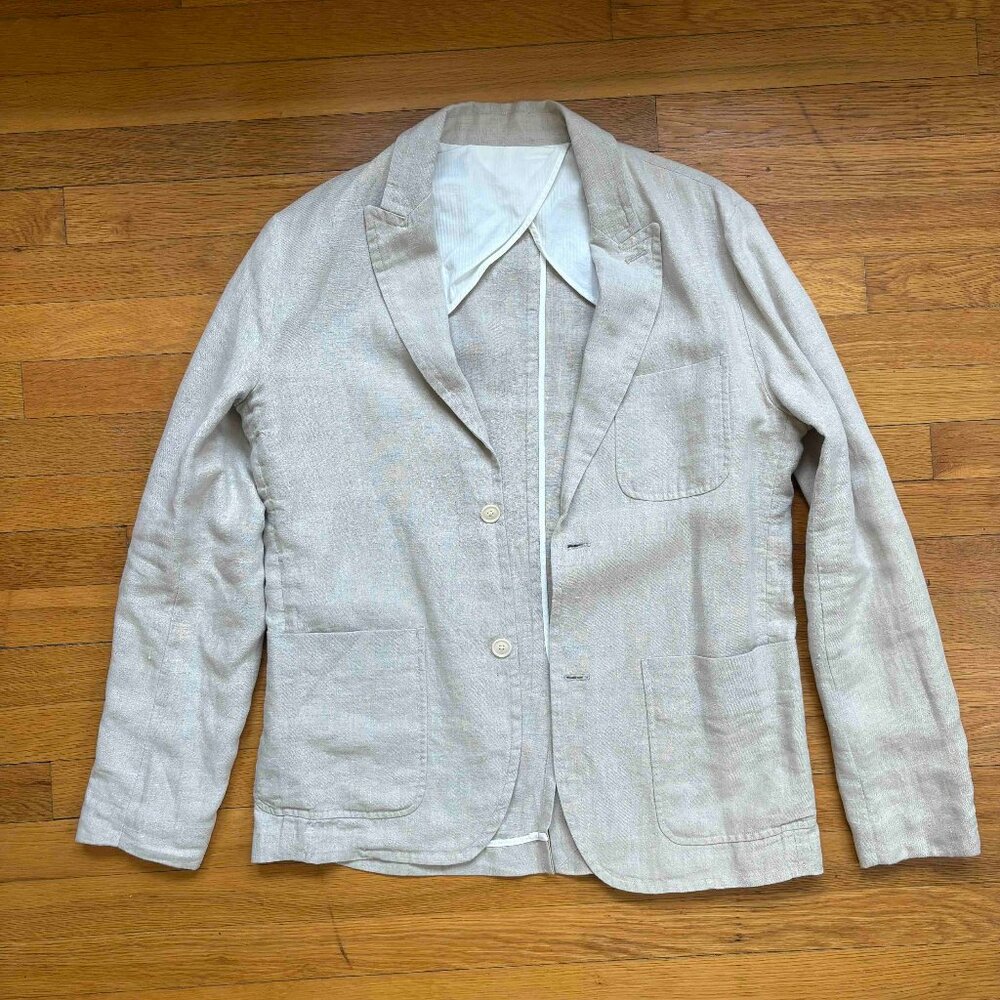 Alex Mill Mercer Cotton Linen Blazer - Men's Small (S)